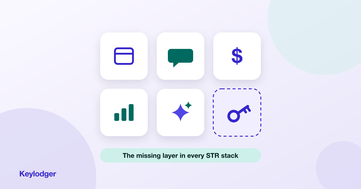 Grid of short-term rental software tool icons with one empty slot holding a key, labeled the missing layer in every STR stack